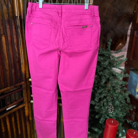 Fuscia Chico's So Slimming Girlfriend Ankle Pants - Picture 2 of 6
